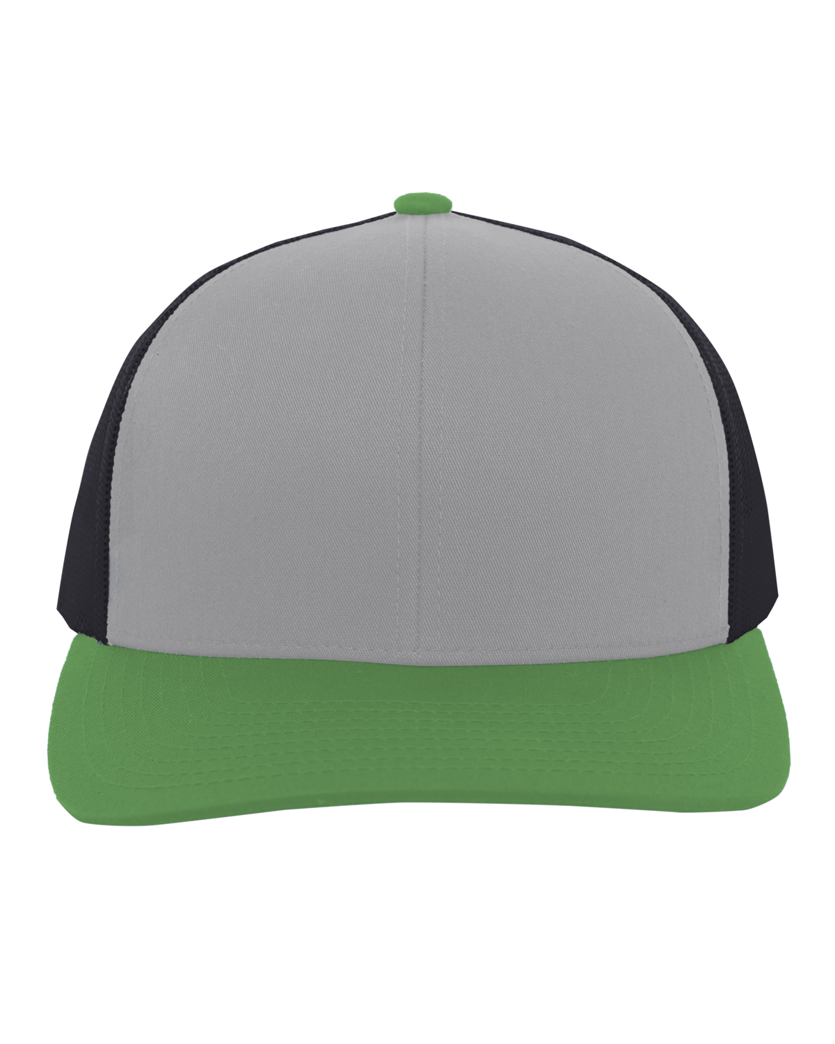Pacific Headwear 0104PH Heather Gray / Ltcharcoal / Green