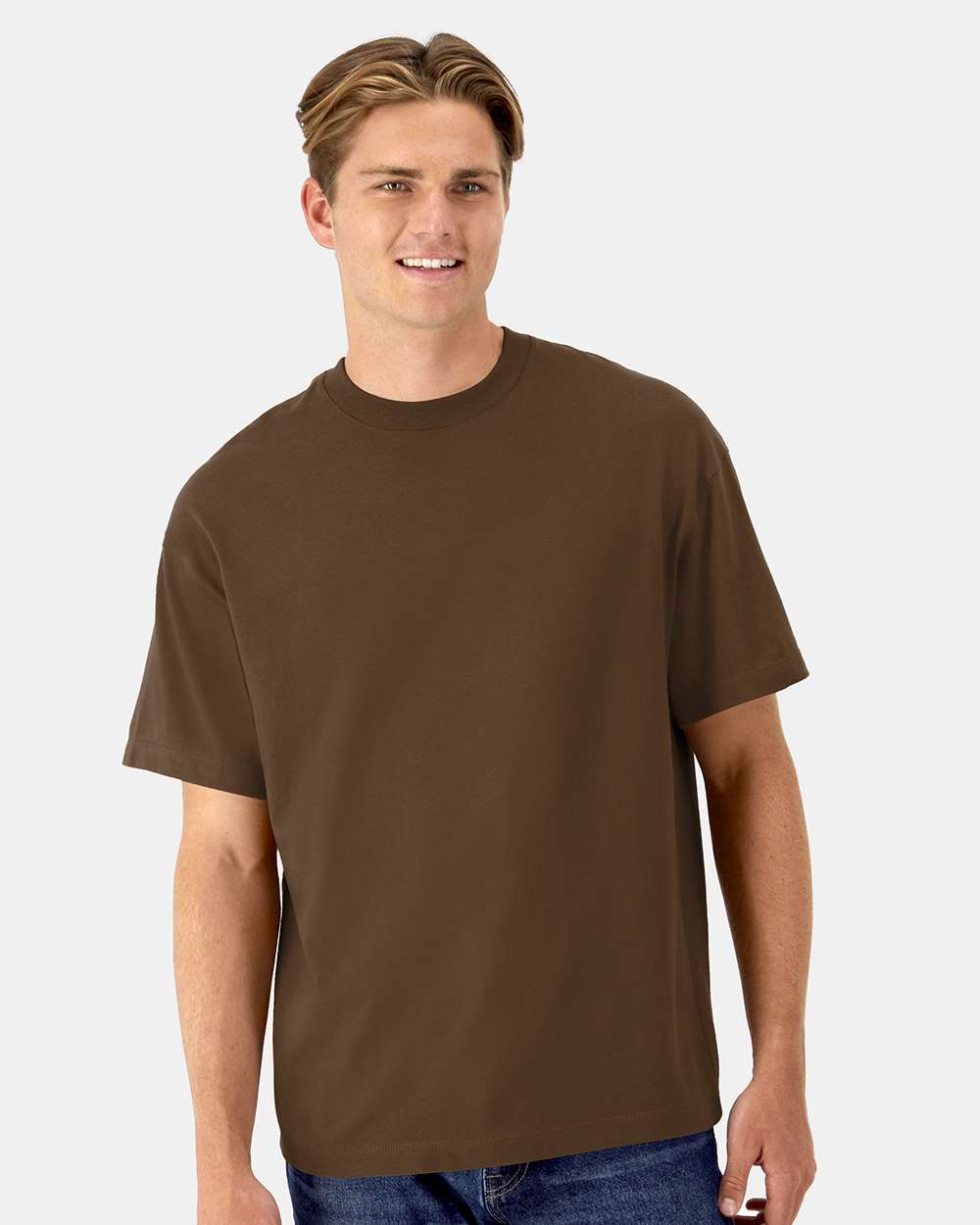 Hanes 5180R Army Brown