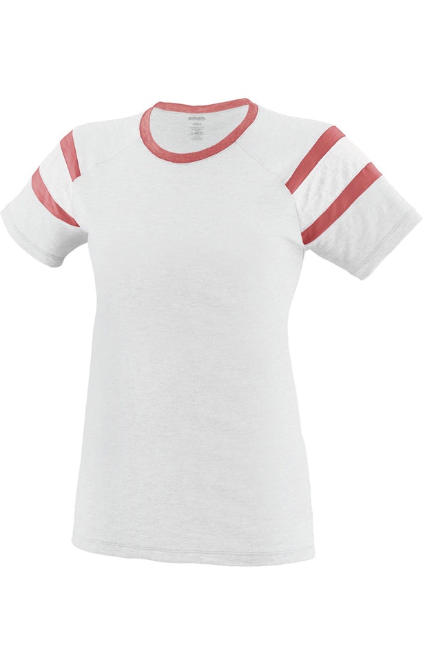 Augusta Sportswear 3011 White / Red / White