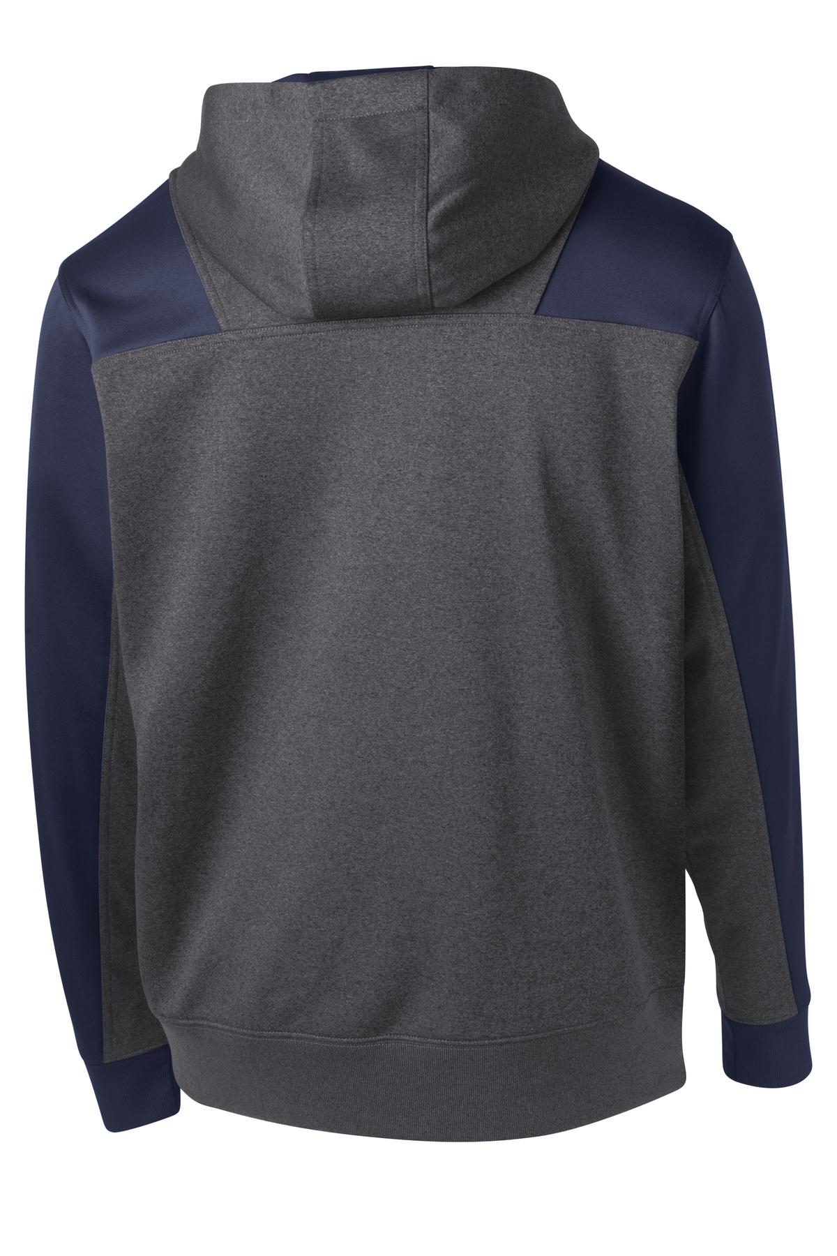Sport-Tek ST249 Graphite Heather / True Navy