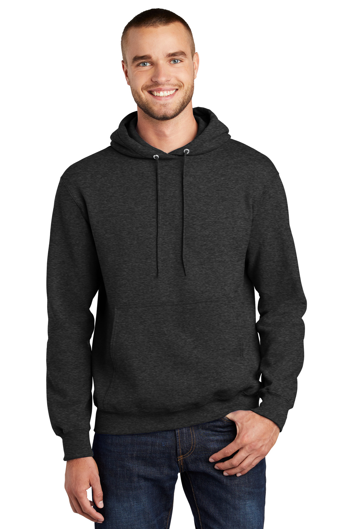 Port & Company PC90H BlkHthr