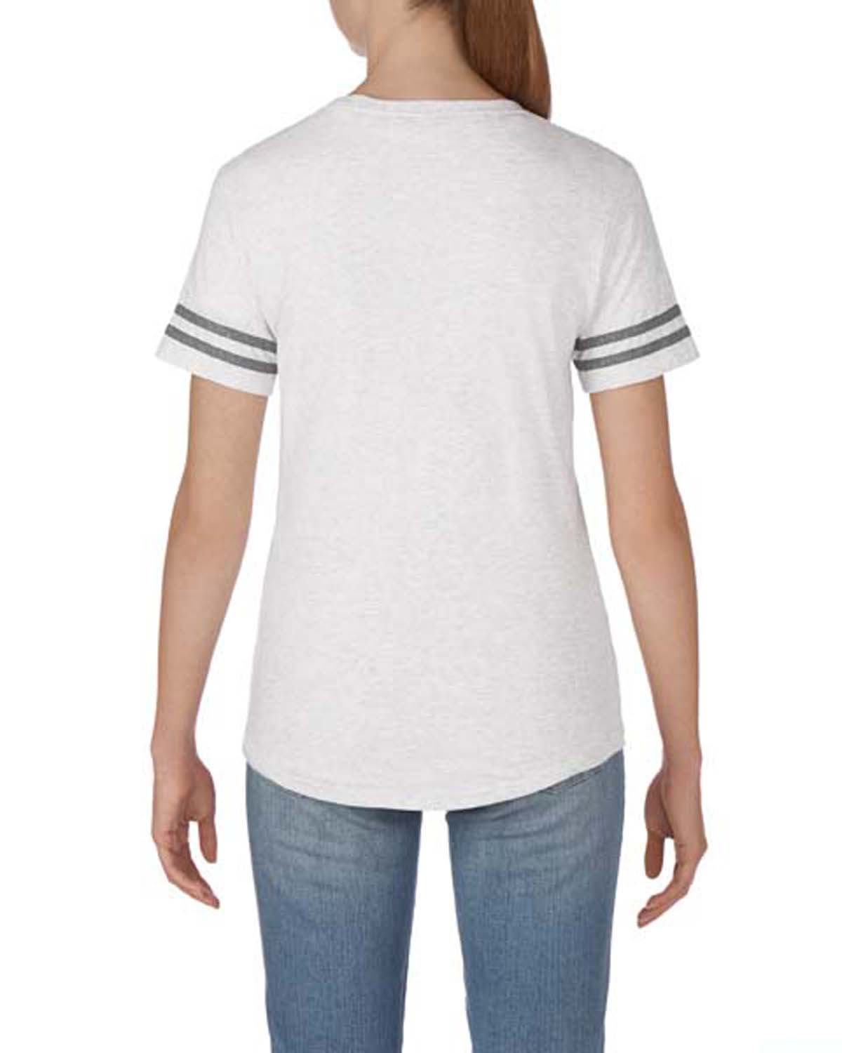 Gildan G500VTL Ash Gray / Graphite Heather