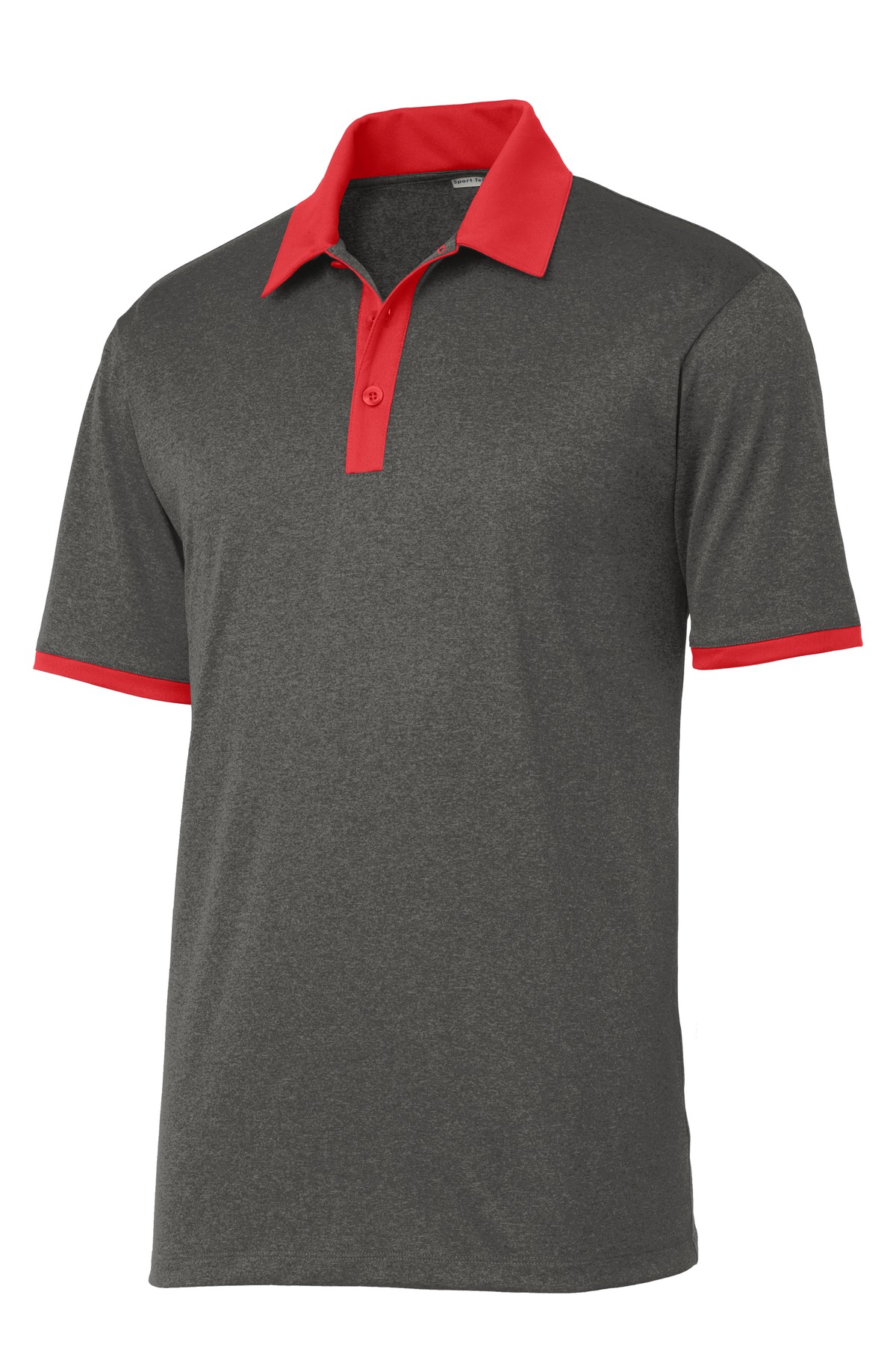 Sport-Tek ST667 Graphite Heather / True Red