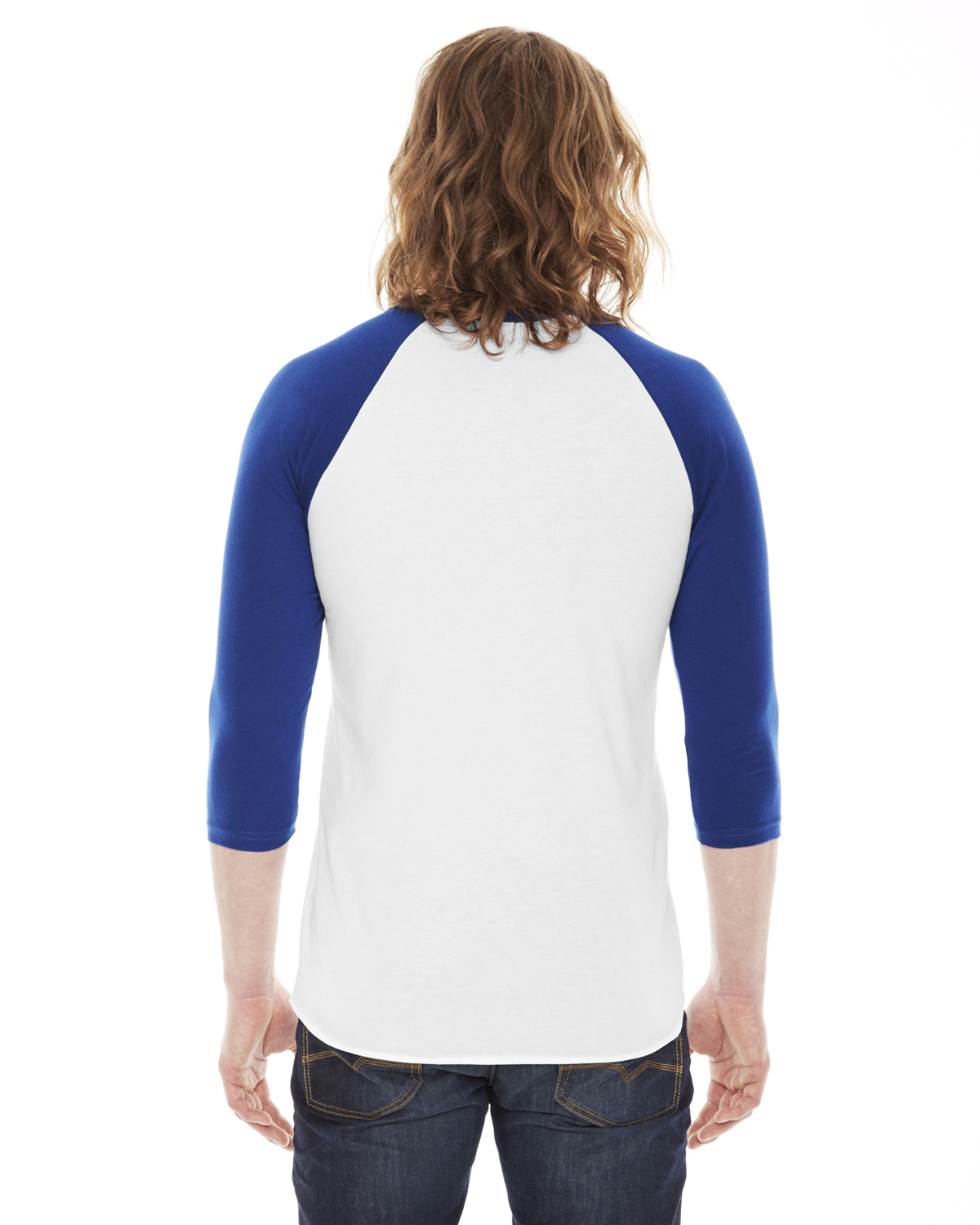 American Apparel BB453W White / Lapis