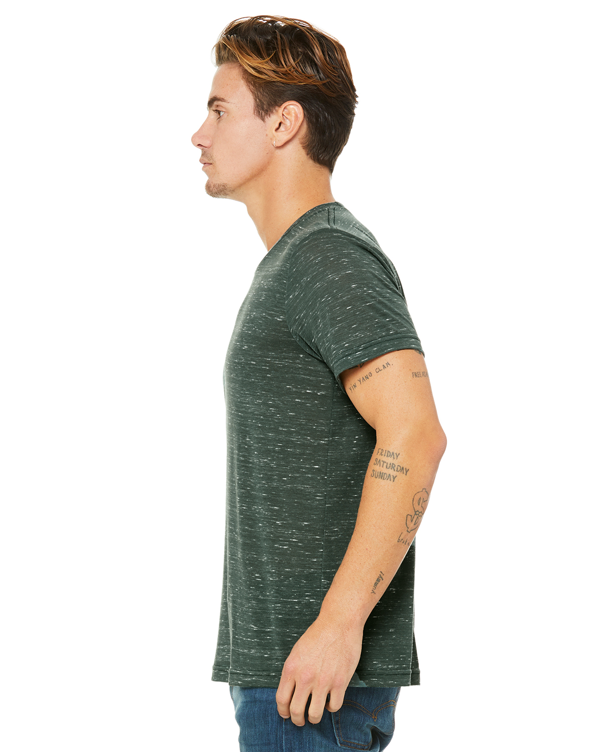 Bella + Canvas 3650 Forest Marble