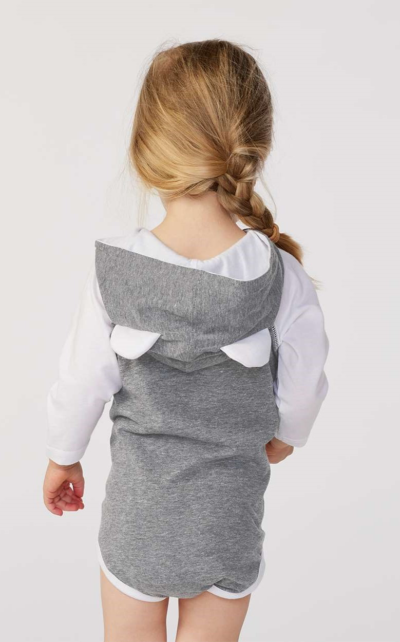 Rabbit Skins 4418RA Granite Heather / White