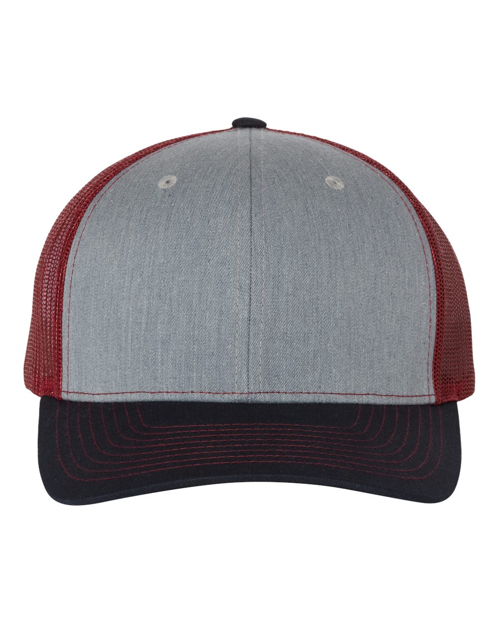 Richardson 112 Heather Gray / Cardinal / Navy