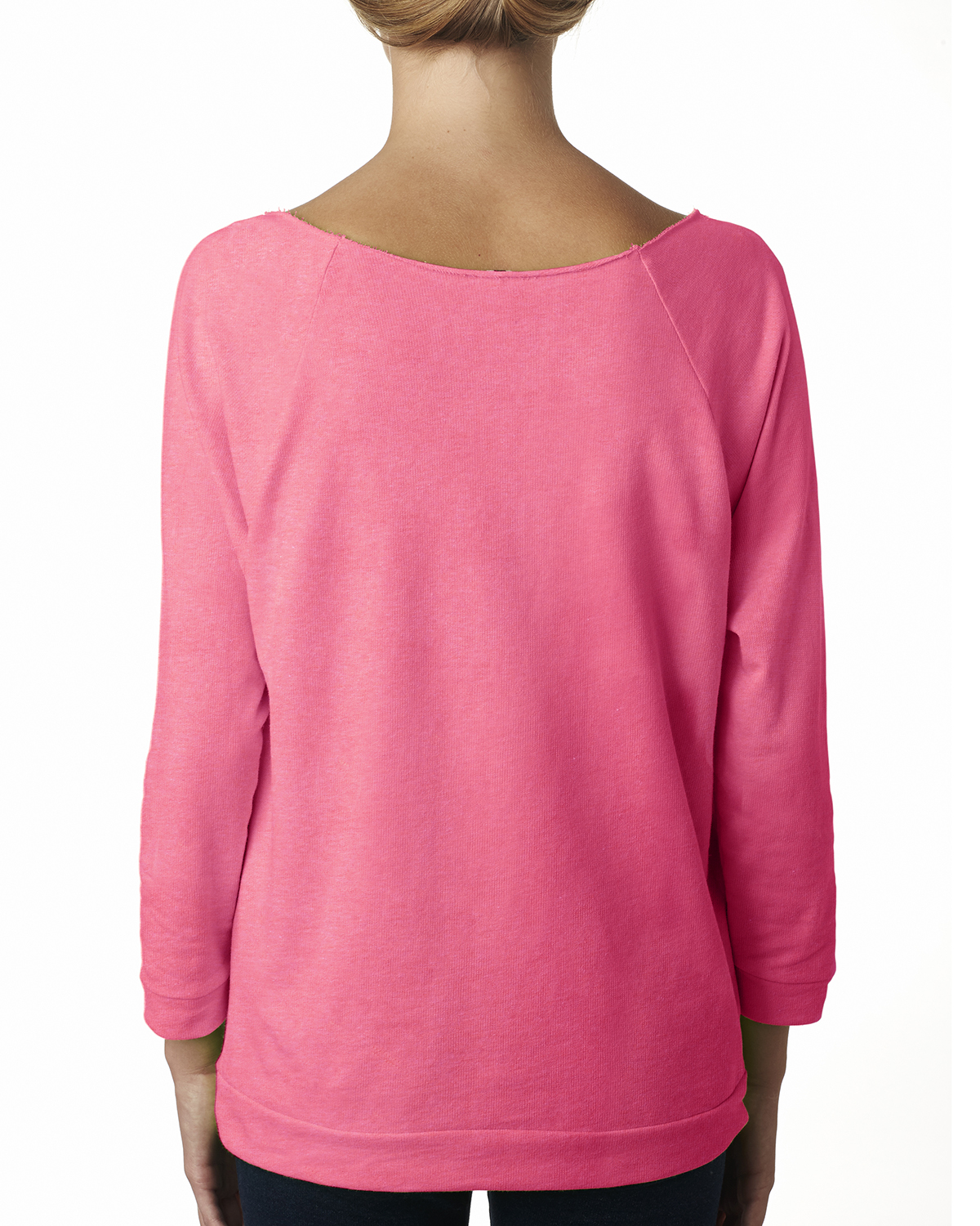 Next Level 6951 Neon Heather Pink