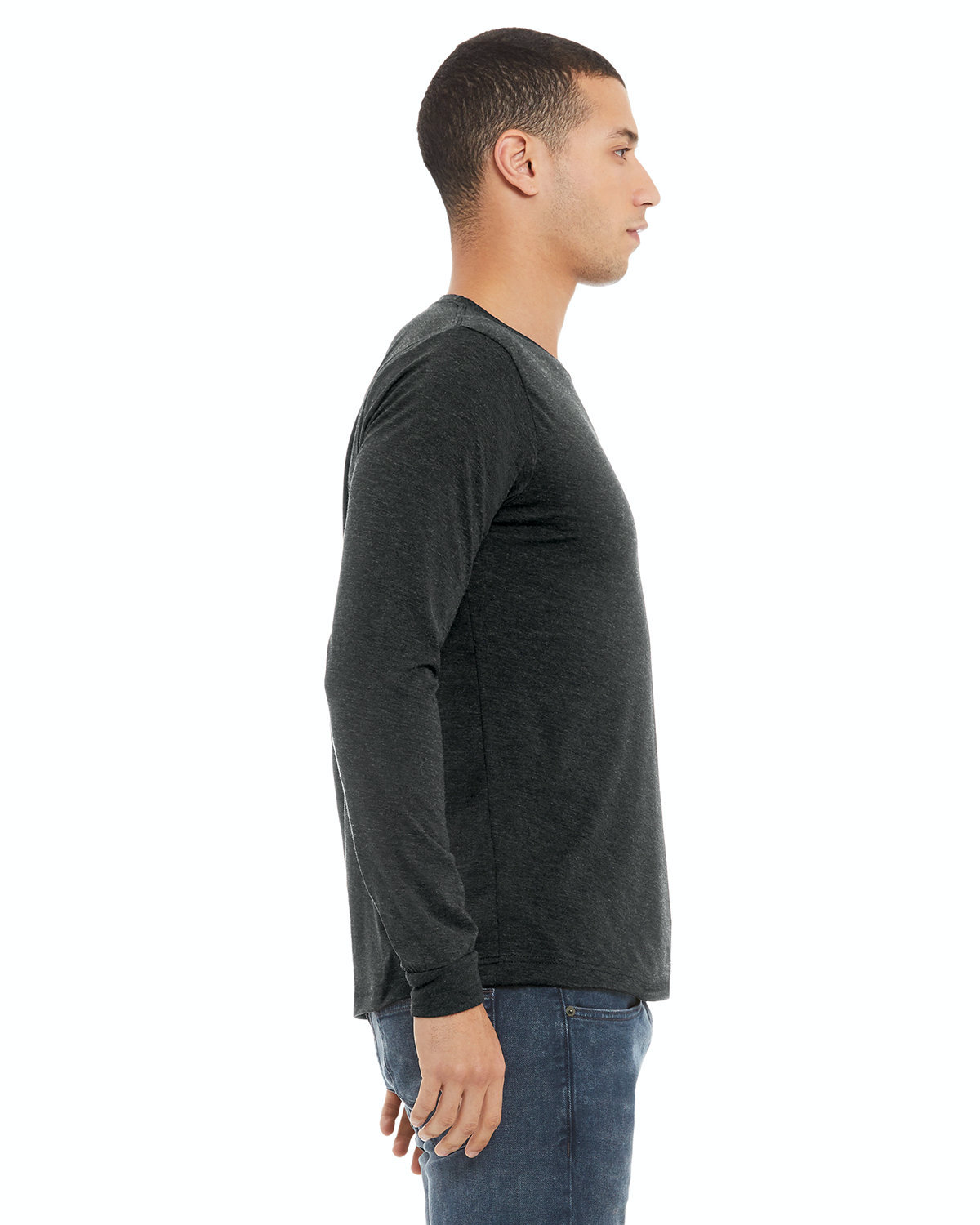 Bella + Canvas 3513 Charcoal Black Triblend