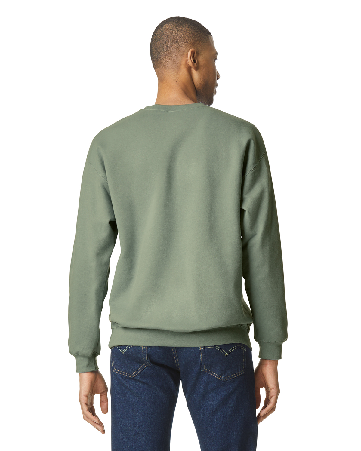 Gildan Softstyle Crewneck Sweatshirt Sf000 Sage | Jiffy