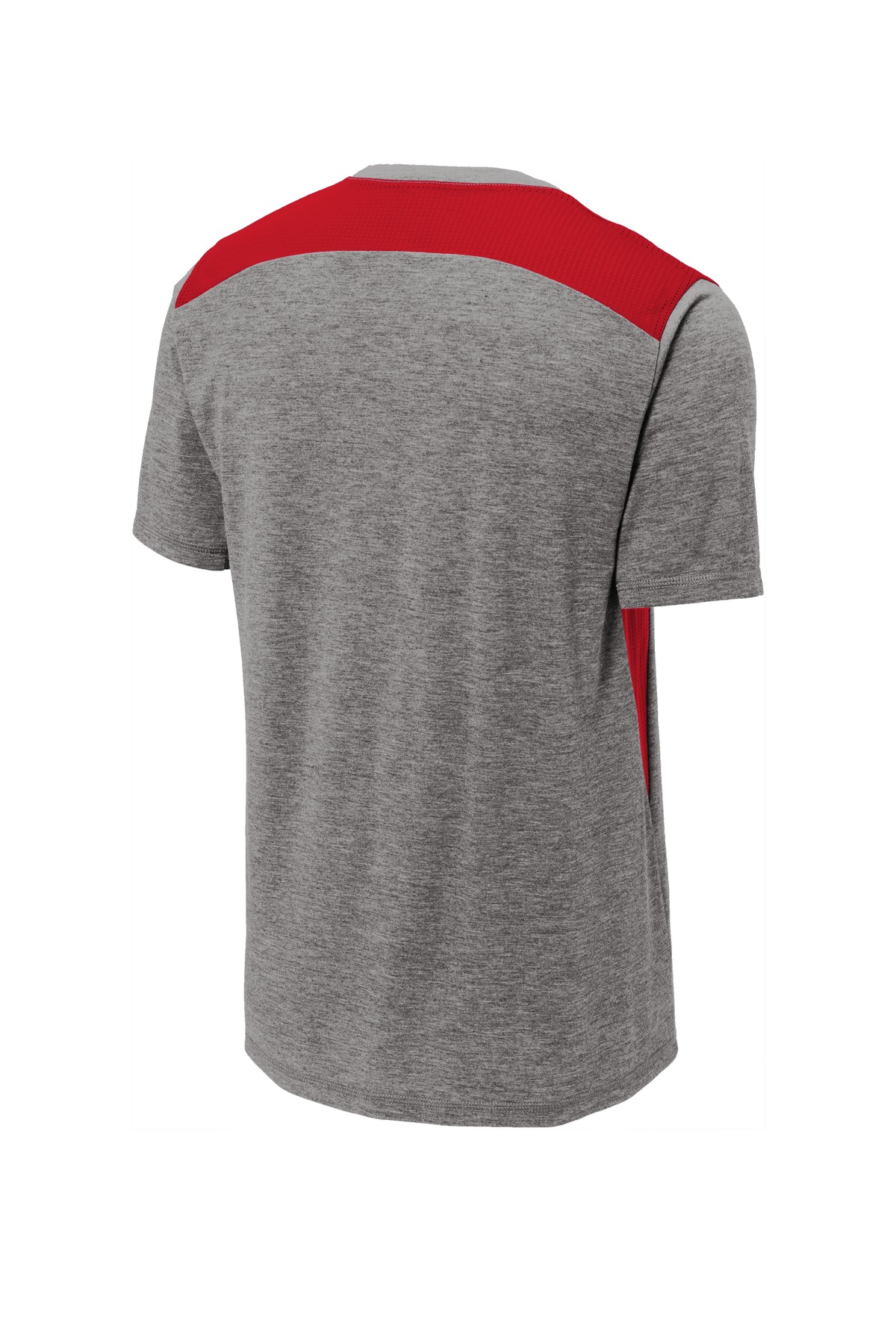 Sport-Tek ST410 True Red / Dark Gray Heather