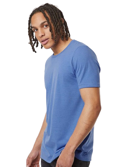 Tultex 602CVC Heather Columbia Blue