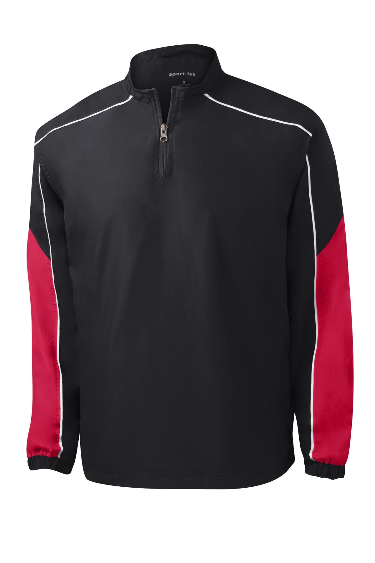 Sport-Tek JST64 Black / True Red / White