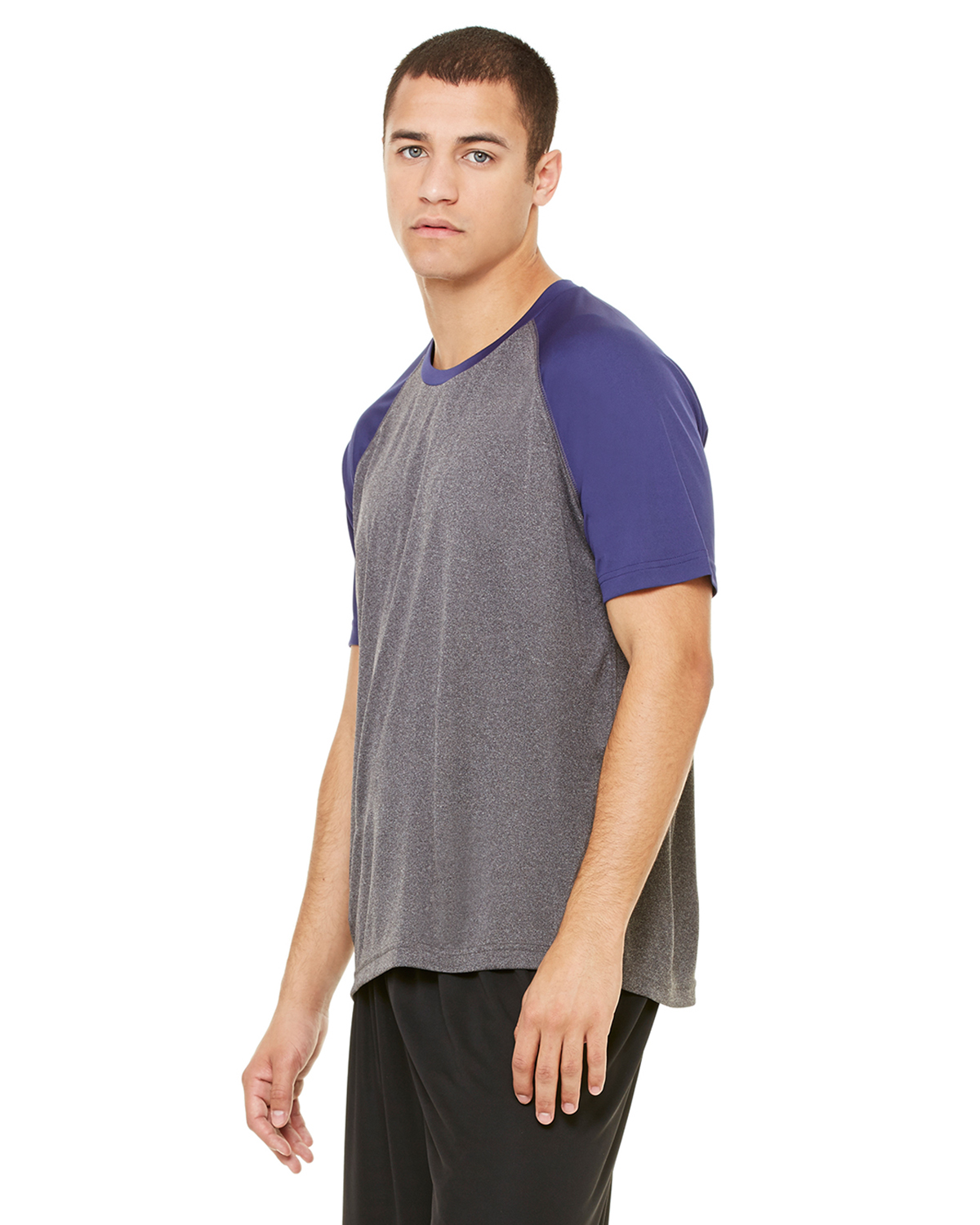 All Sport M1029 Dark Gray Heather / Sport Navy
