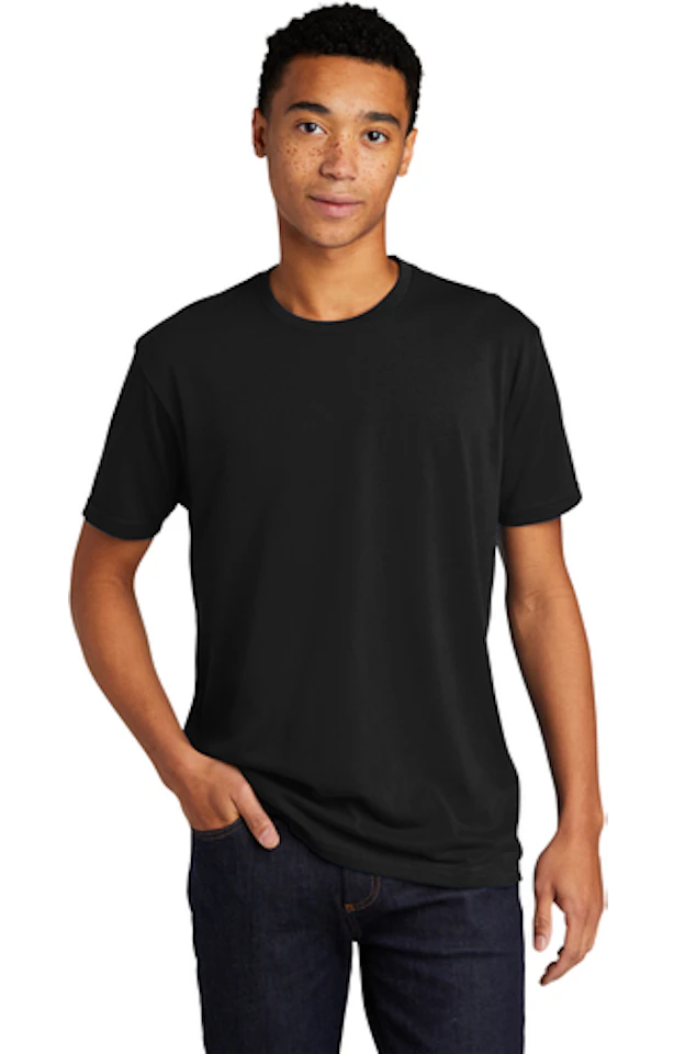 Next Level Men's Sueded Crew 6410 Black | Jiffy