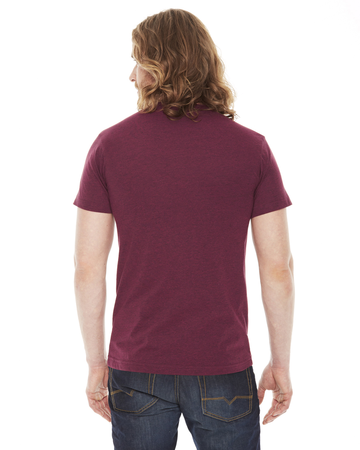 American Apparel BB401W Heather Cranberry