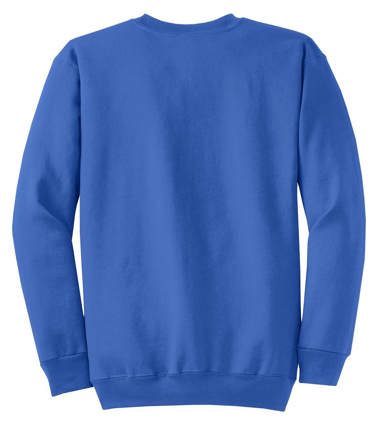 Port & Company Unisex Core Fleece Crewneck Sweatshirt Pc78 Royal | Jiffy