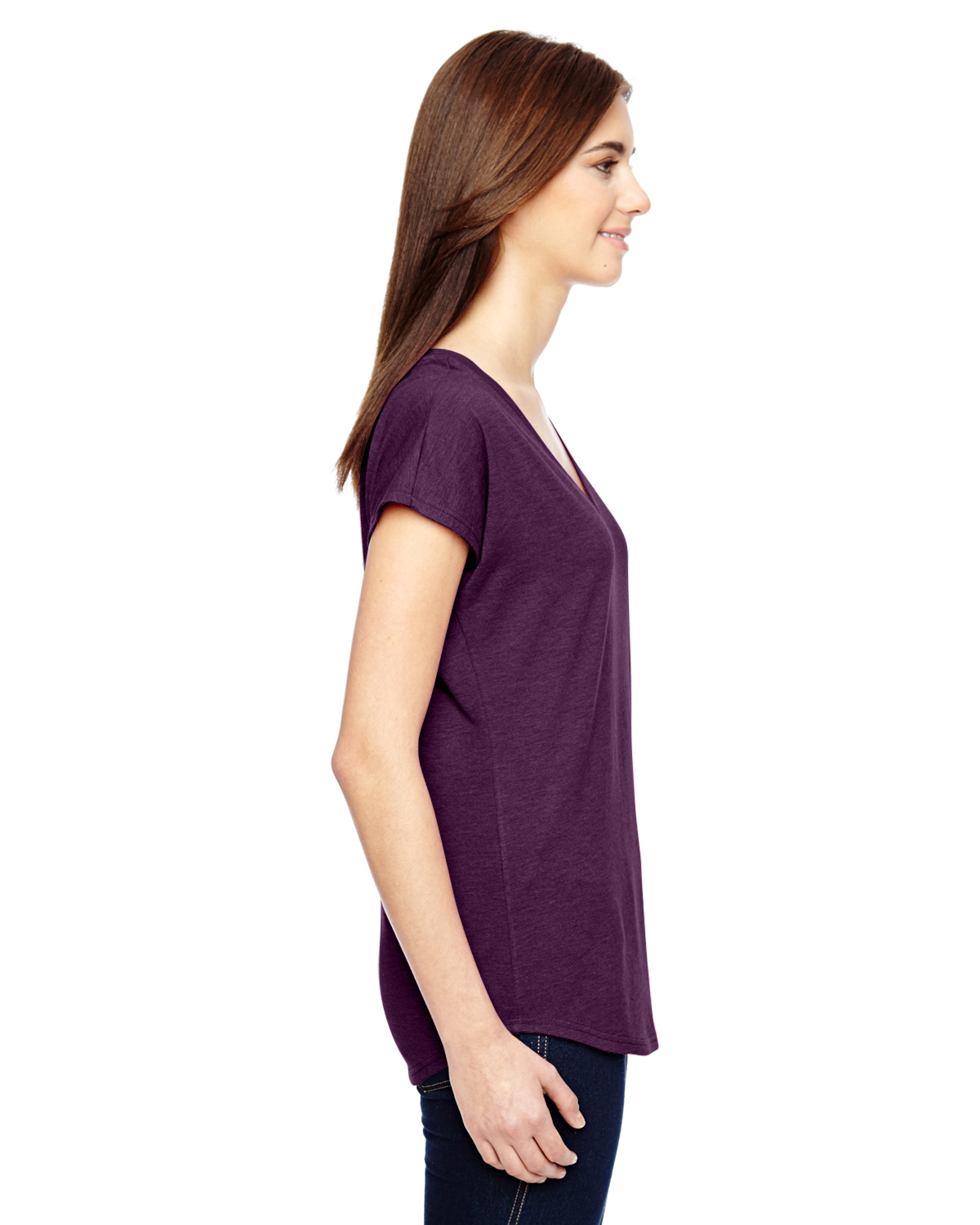 Anvil 6750VL Heather Aubergine