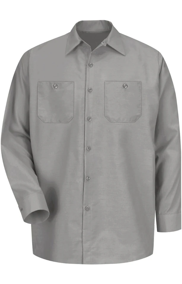 Red Kap Men's Industrial Work Shirt SP24 - Dark Blue
