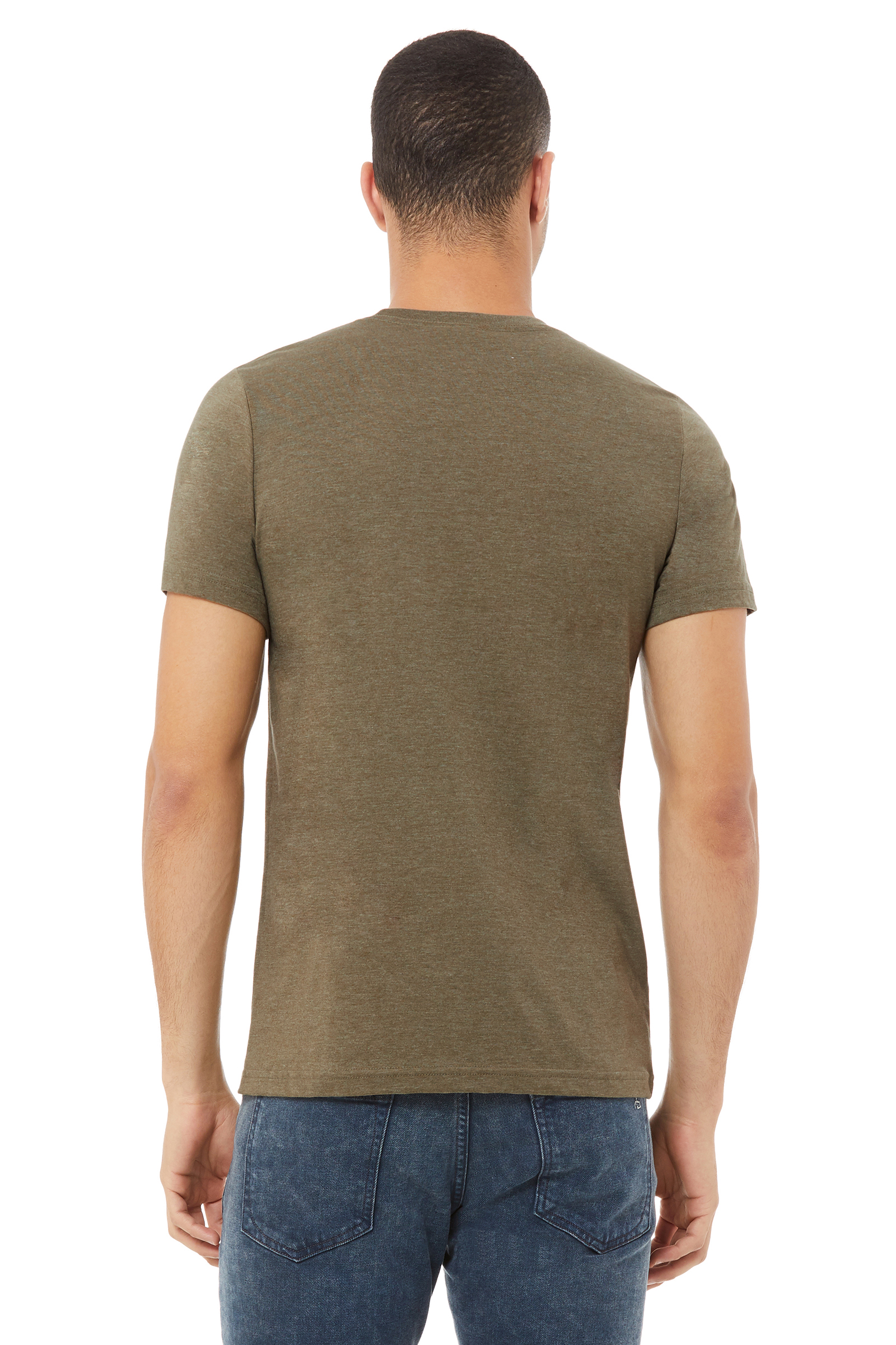 Bella + Canvas 3001CVC Heather Olive