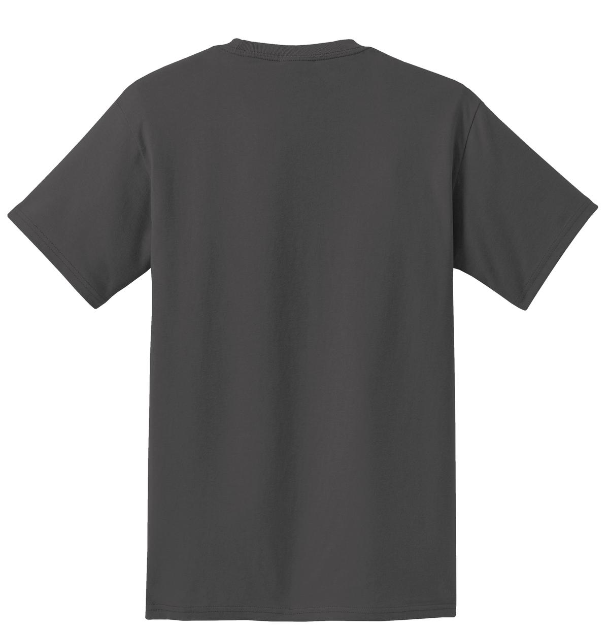 Port & Company Unisex Tall Essential Pocket Tee Pc61 Pt Charcoal | Jiffy