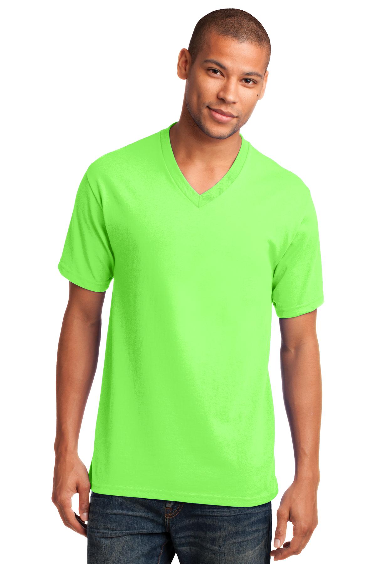 Port & Company PC54V Neon Green