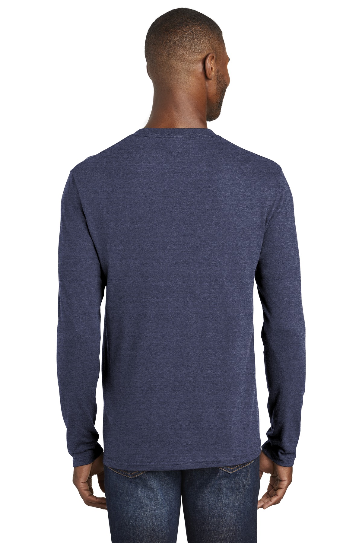 Port & Company PC455LS Team Navy Heather
