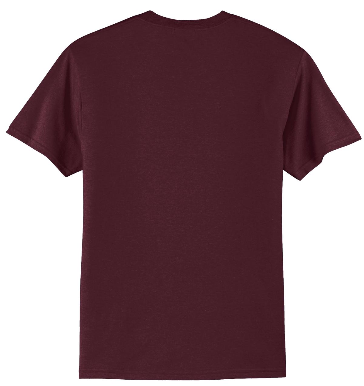 Port & Company PC55T Athletic Maroon
