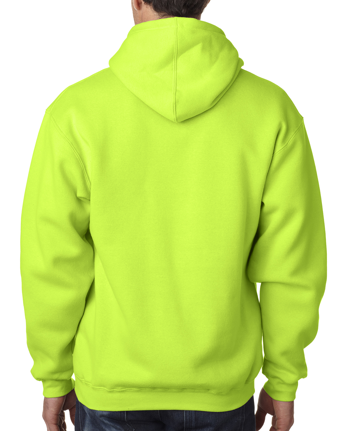Bayside Unisex 80/20 Pullover Hoodie Ba960 Lime Green | Jiffy
