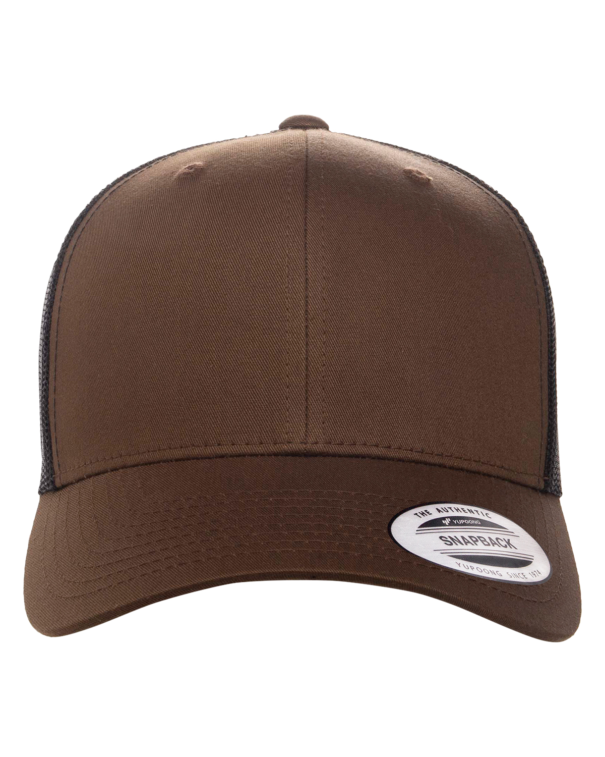 Yupoong 6606 Coyote Brown / Black