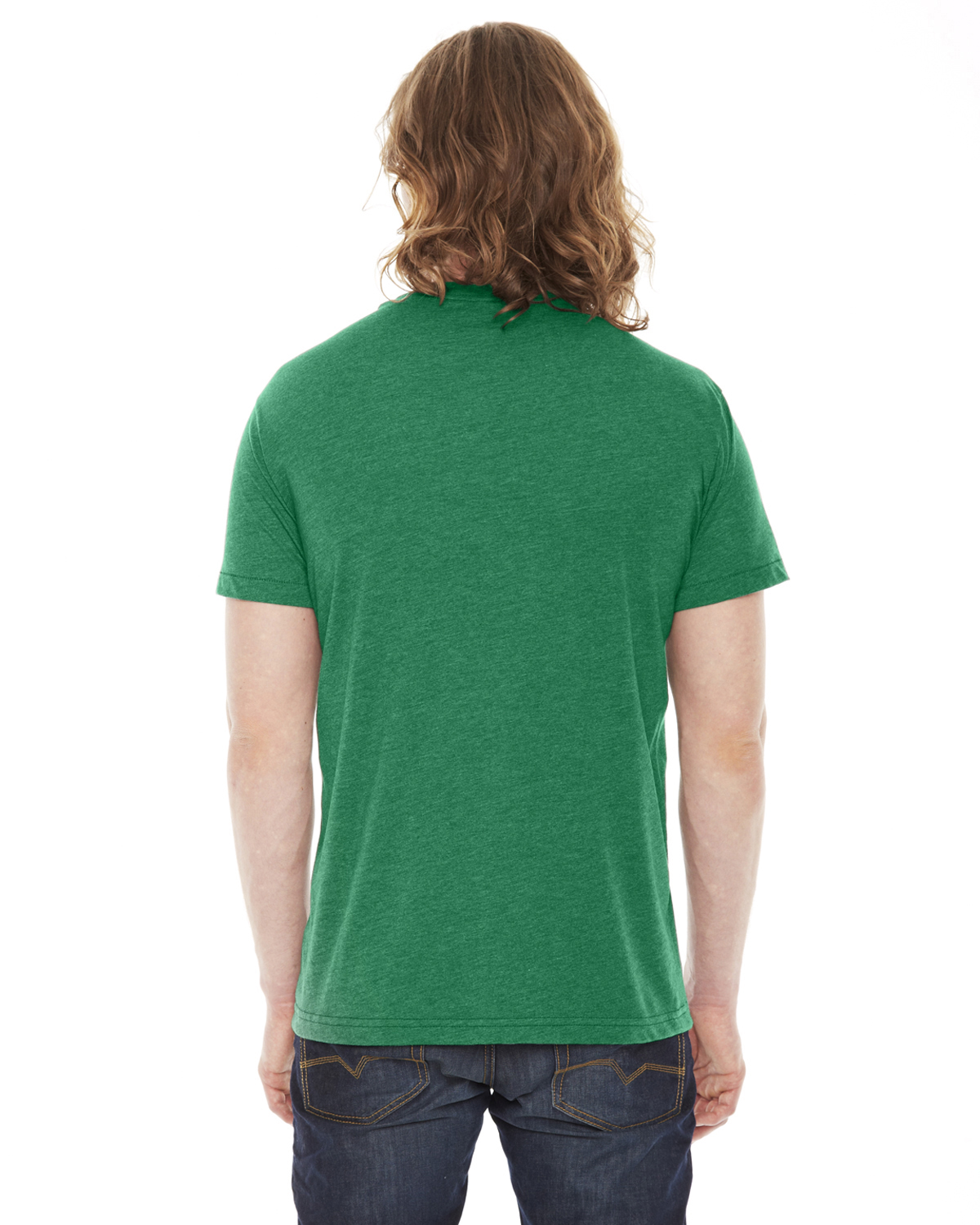 American Apparel BB401W Heather Vintage Green