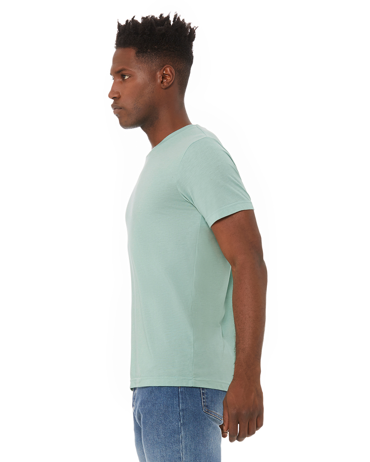 Bella + Canvas 3413C Dusty Blue Triblend