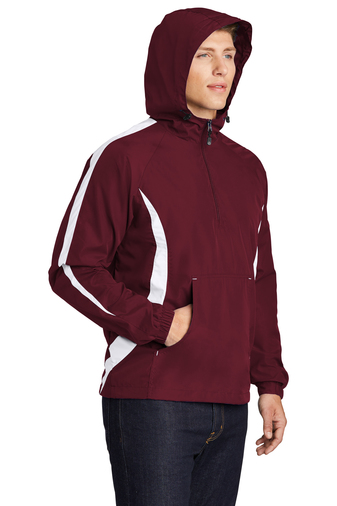 Sport-Tek JST63 Maroon / White