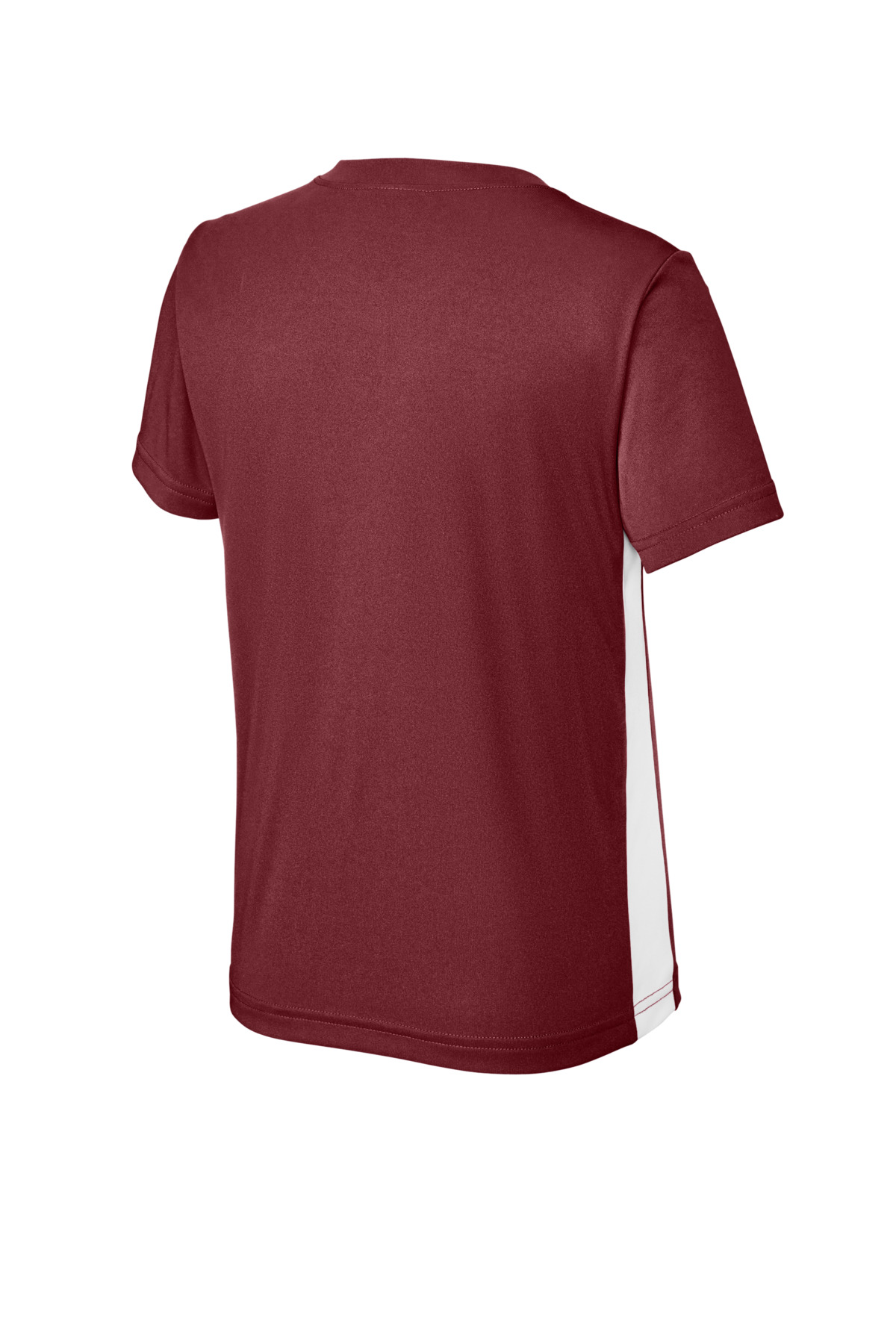 Sport-Tek YST101 Maroon/ White