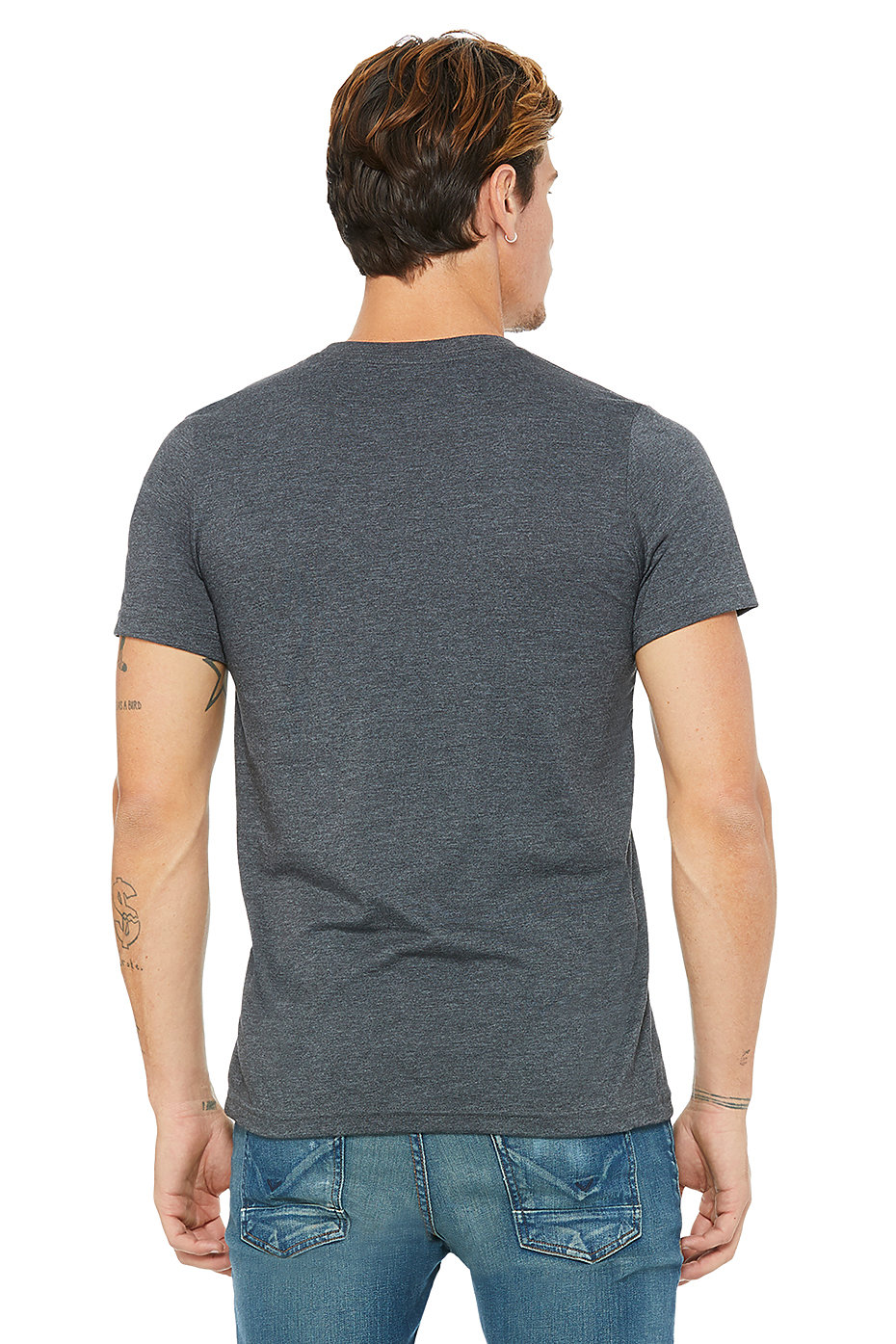 Bella + Canvas 3001C Heather Dark Gray