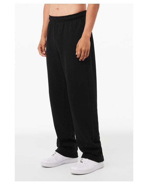 Bella Canvas Unisex Straight Leg Sweat Pant 3725 Black | Jiffy