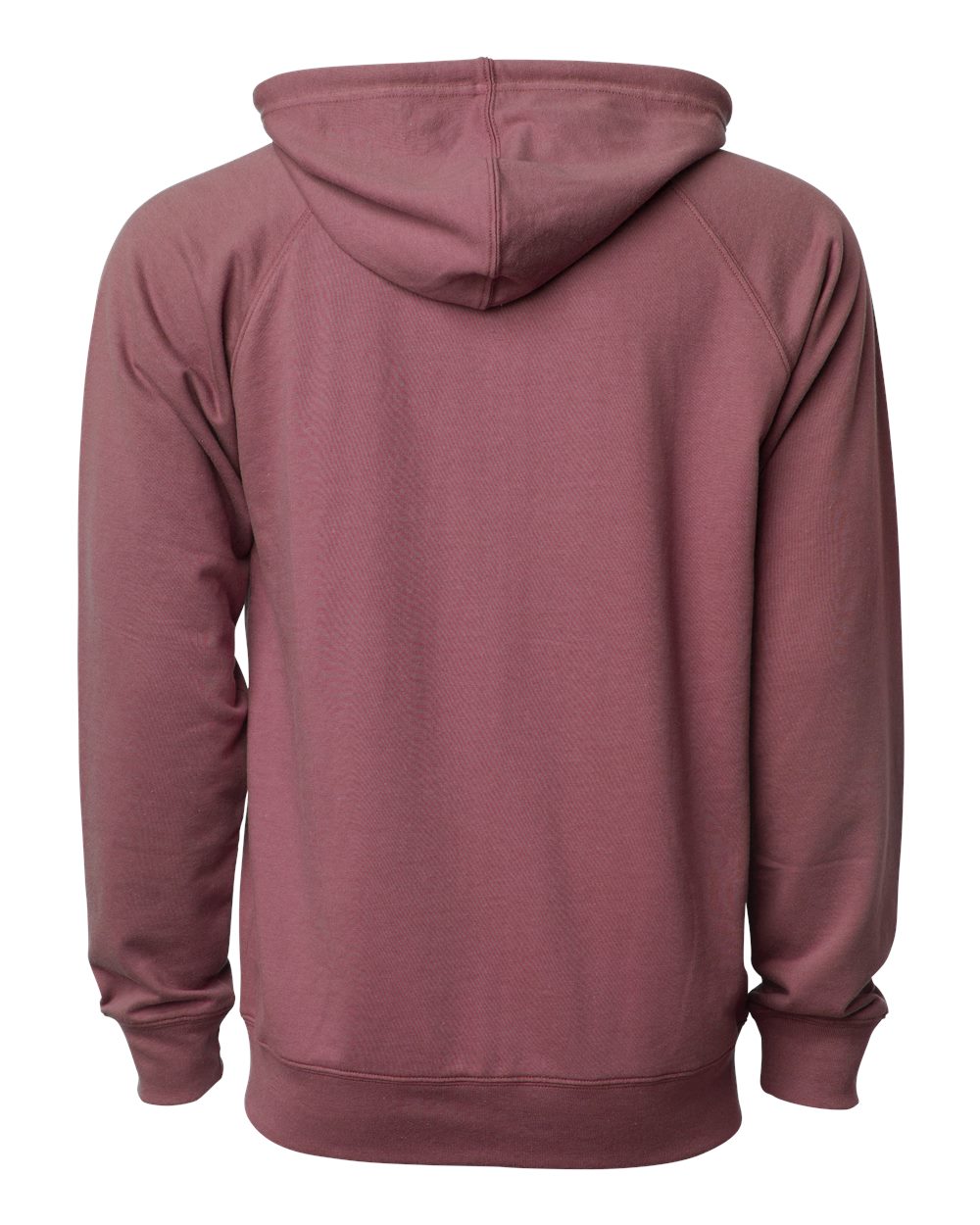 Independent Trading Unisex Lightweight Loopback Terry Zip