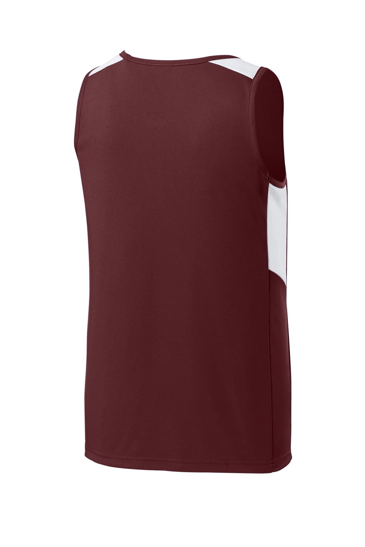 Sport-Tek YST446 Maroon/ White