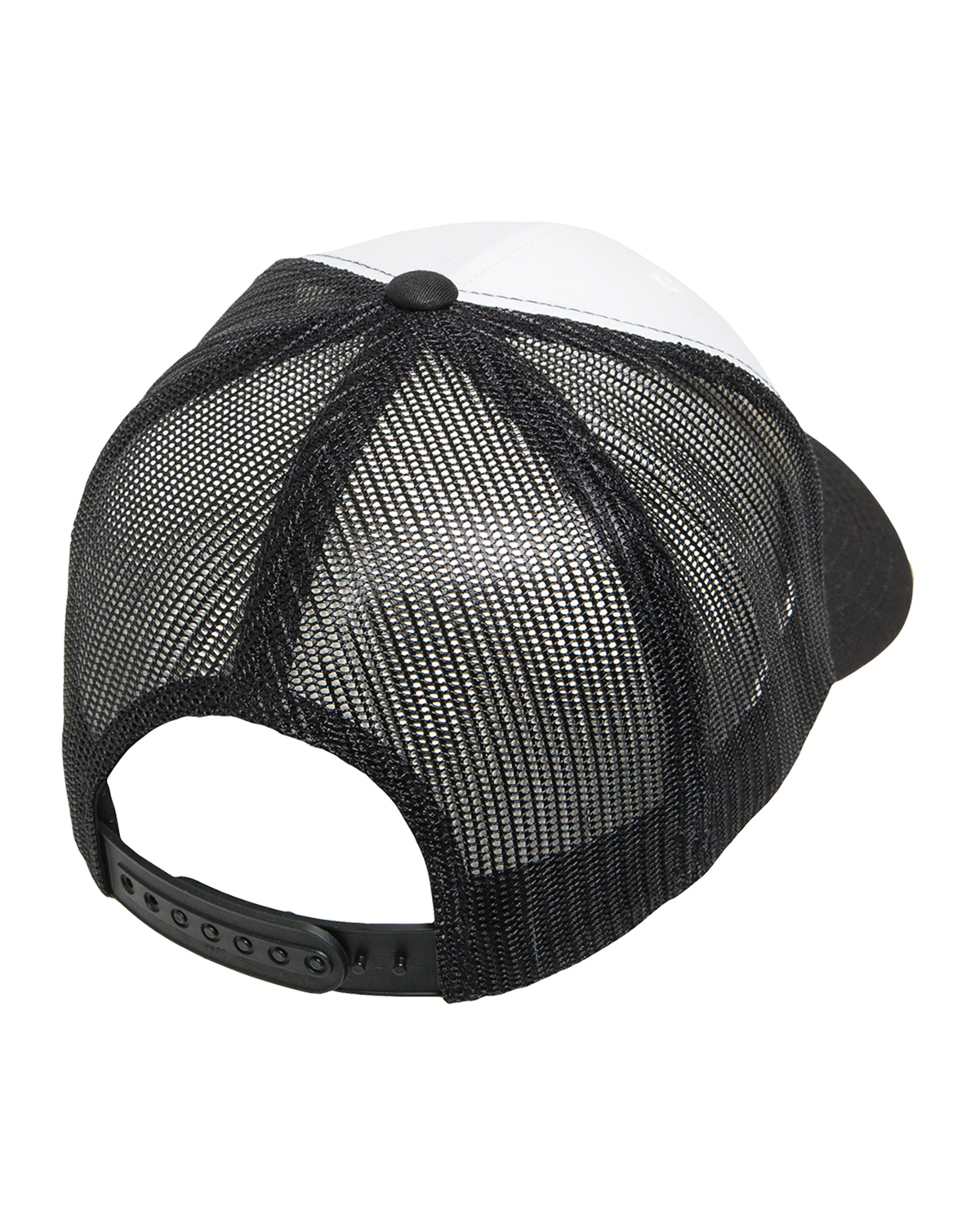 Yupoong 6606 Black / White / Black