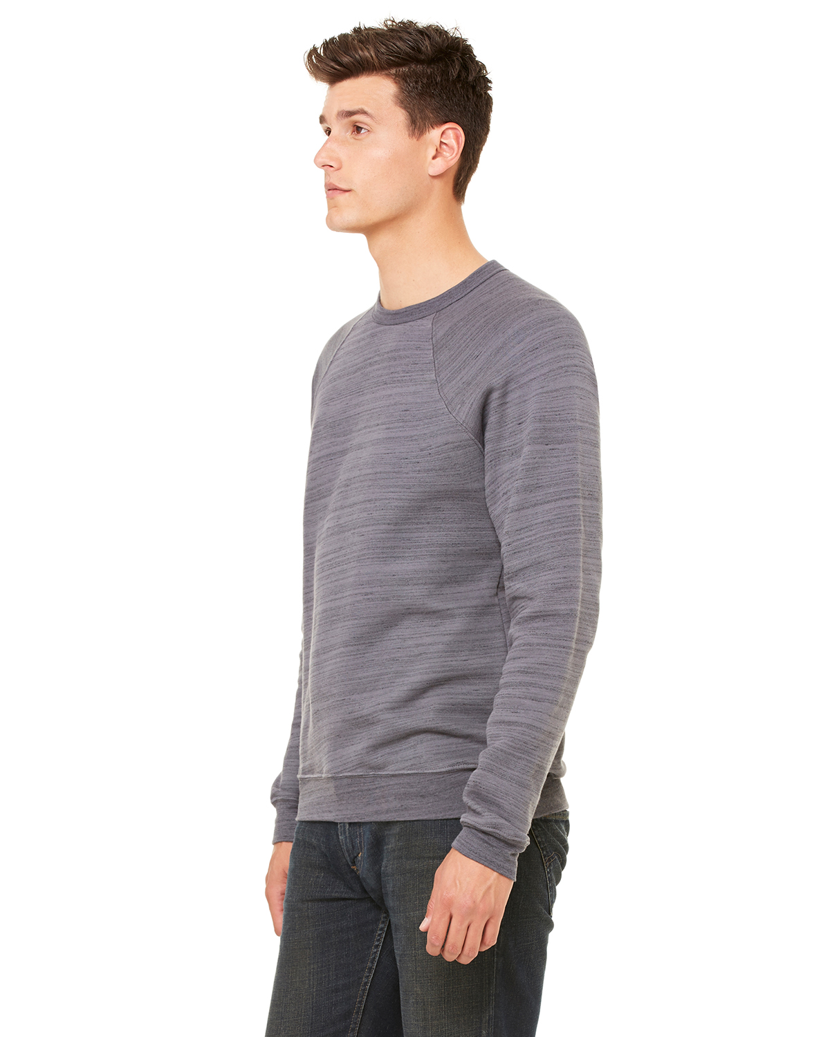 Bella + Canvas 3901 Dark Gray Marble Fleece