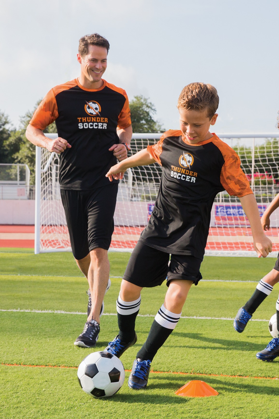 Sport-Tek ST371 Black / Deep Red