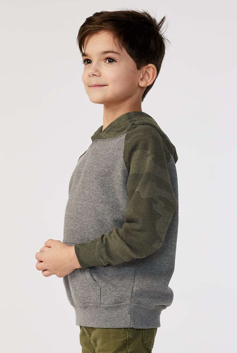 Independent Trading PRM10TSB Nickel Heather / Forest Camo