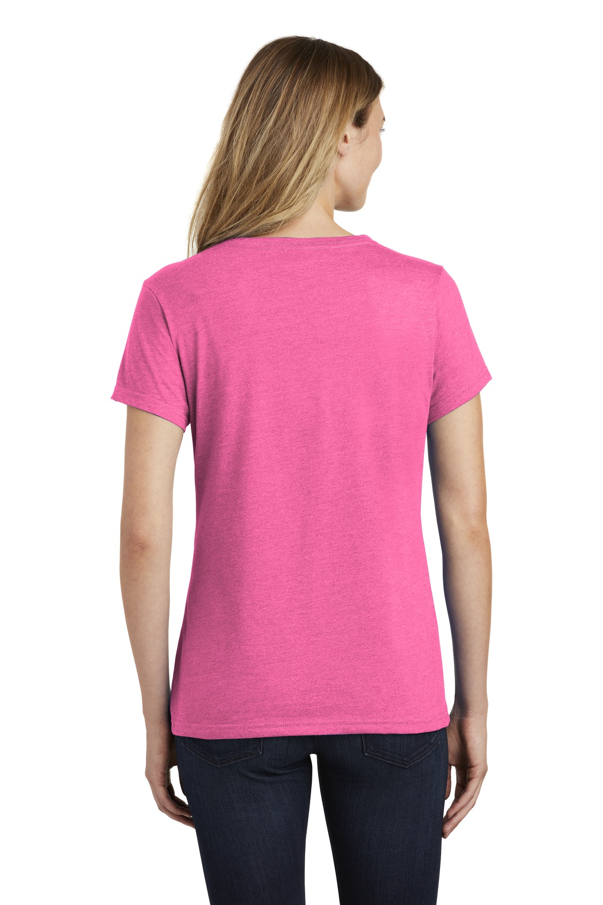 Port & Company LPC455V Neon Pink Heather