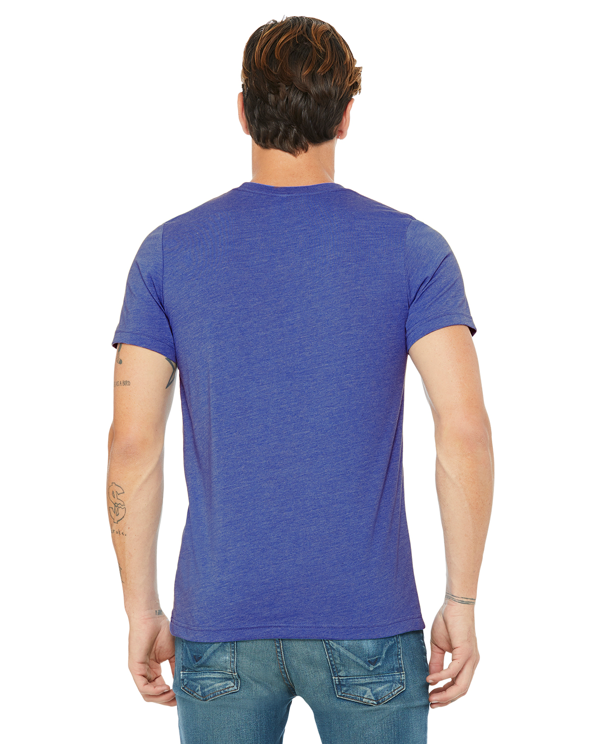 Bella + Canvas 3001CVC Heather True Royal