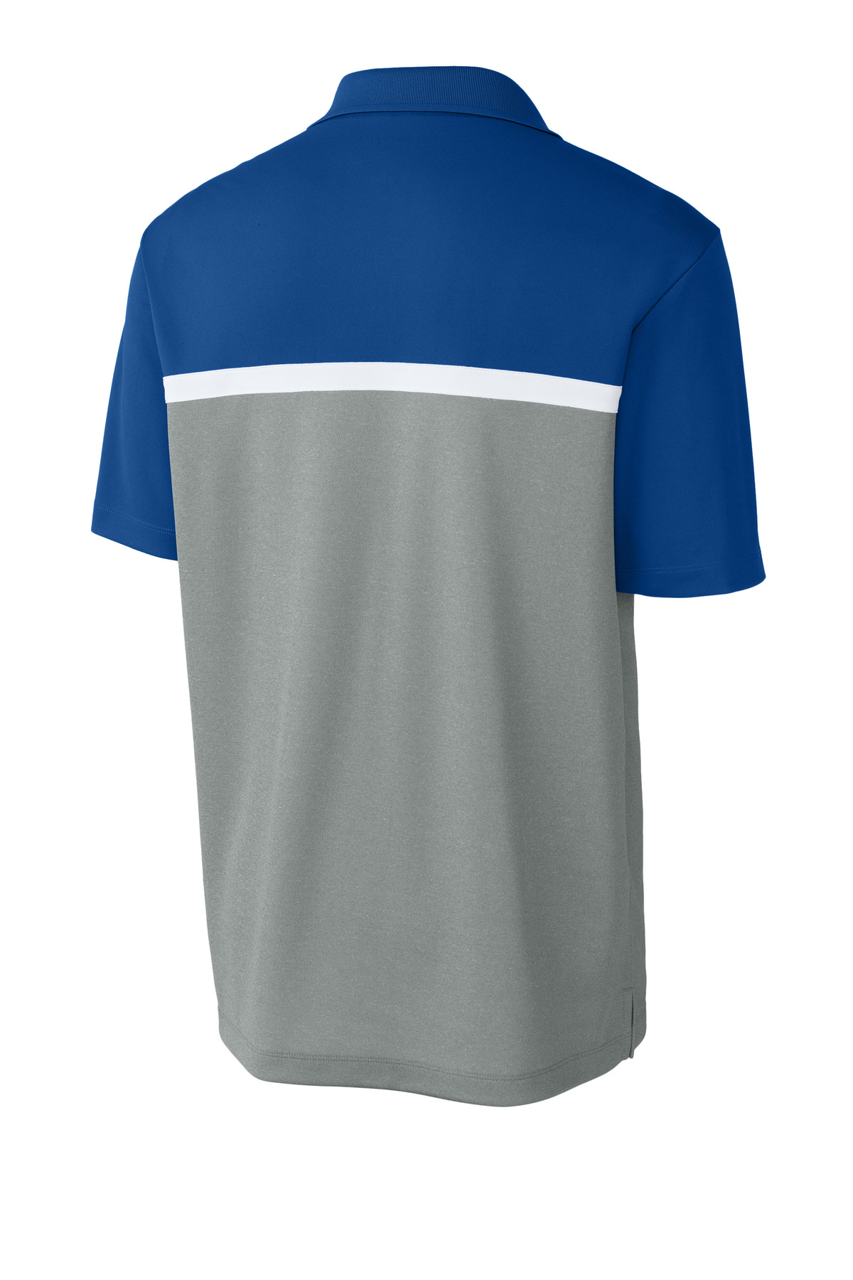 Sport-Tek ST741 True Royal/Grey Concrete Heather/White
