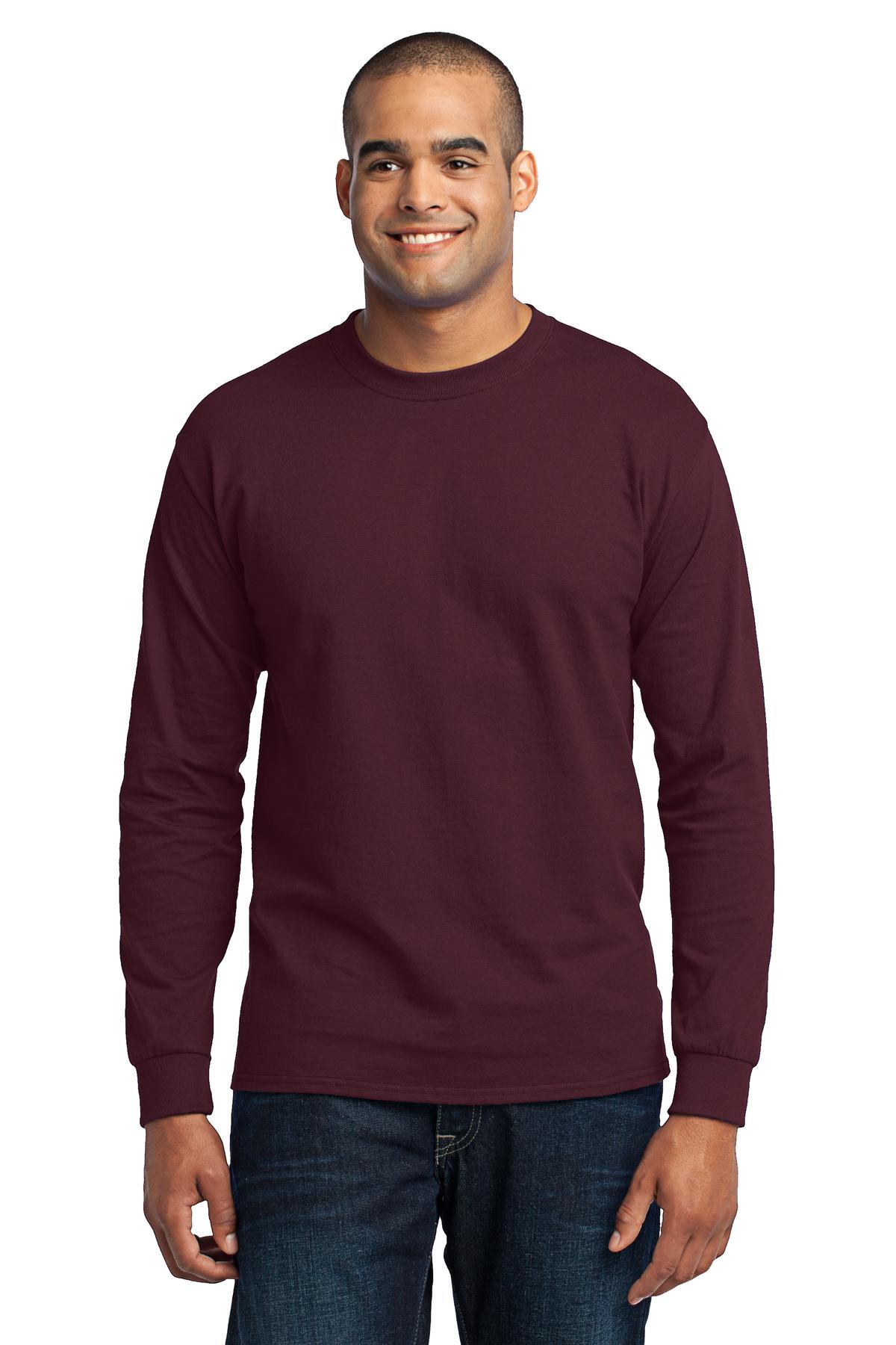 Port & Company PC55LST Athletic Maroon
