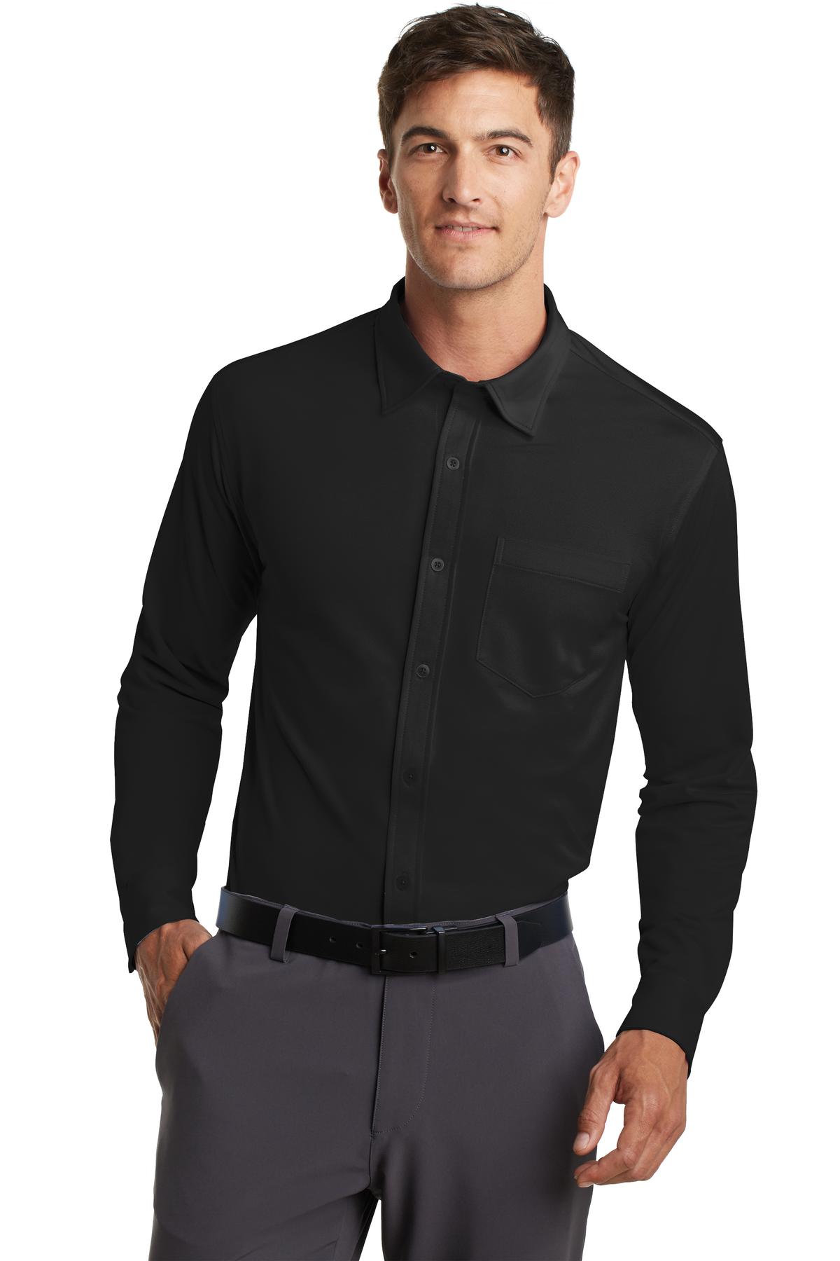Black dress shirt sales