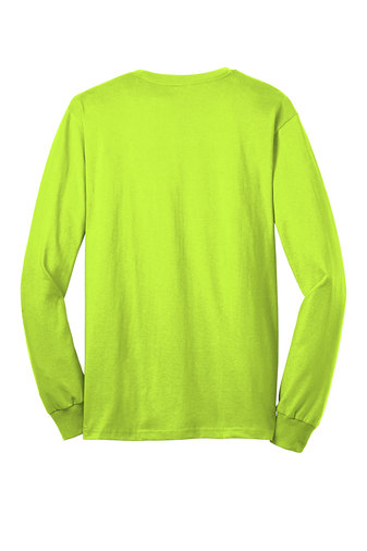 Port & Company USA100LS Safety Green