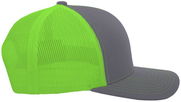 Pacific Headwear 0104PH Graphite / Neon Green