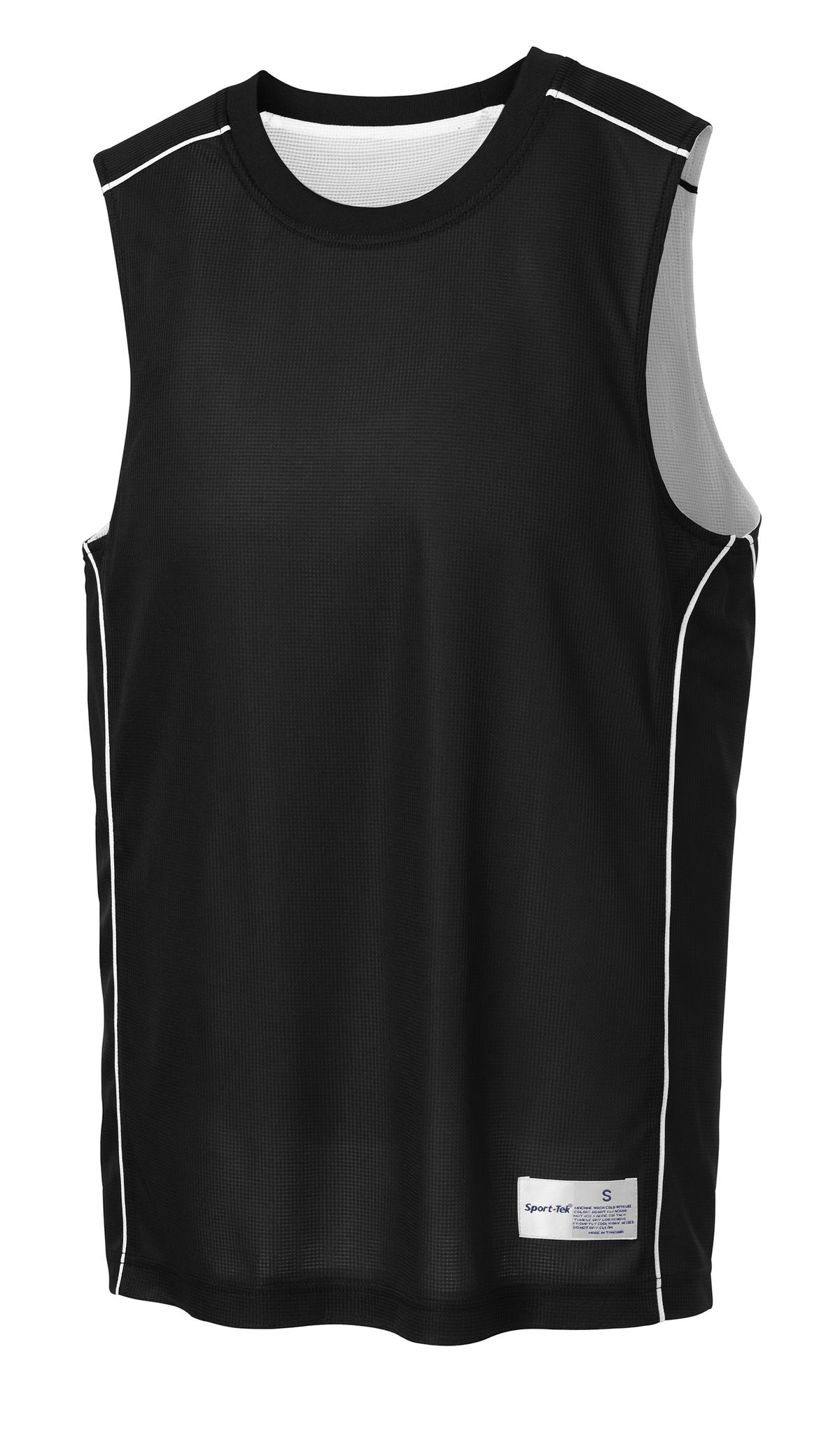 Sport-Tek T555 Black / White